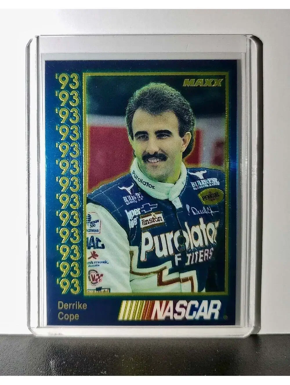 Derrike Cope 1993 Maxx Premier Plus Racing #10 NASCAR Card Whitcomb Racing